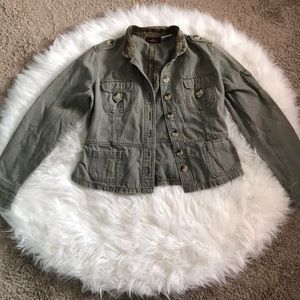 Light green utility jacket